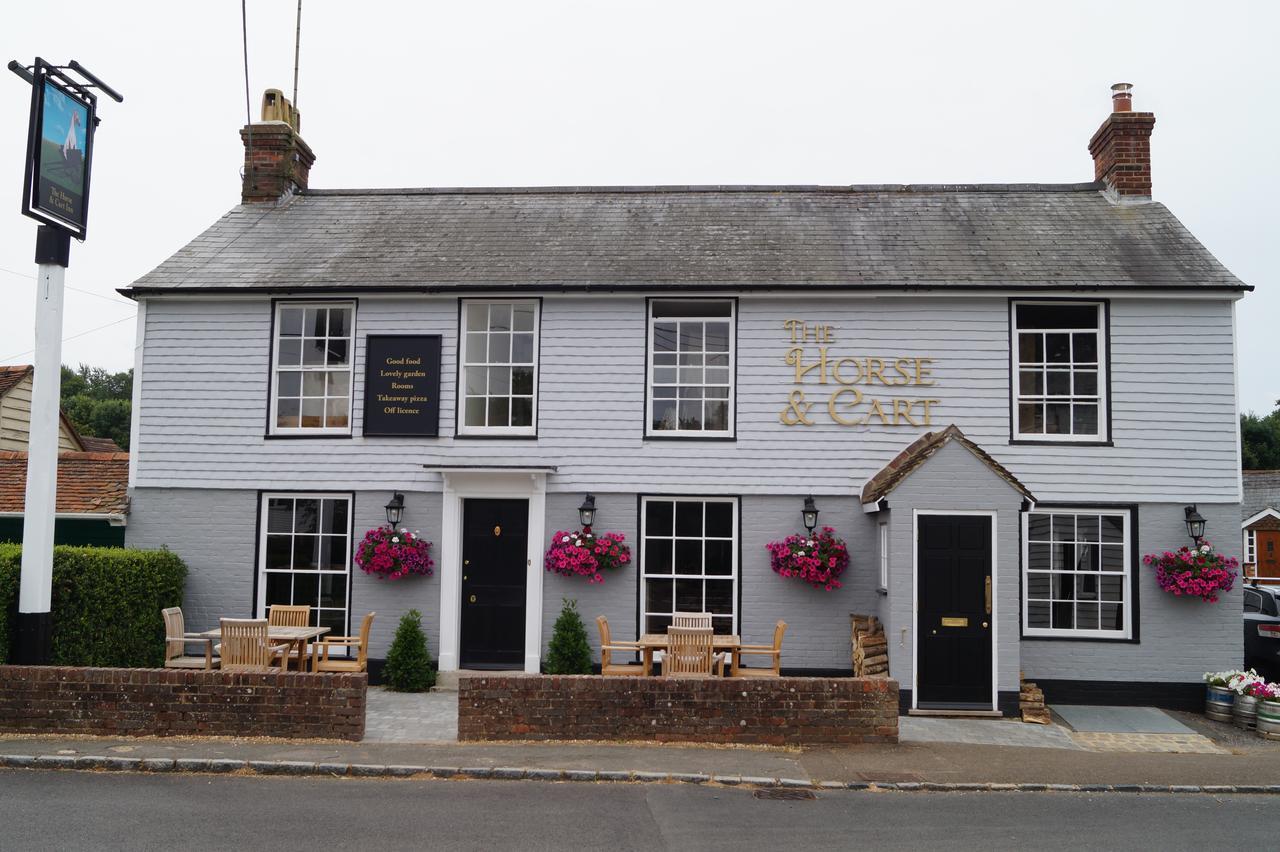 The Horse & Cart Otel Peasmarsh Dış mekan fotoğraf