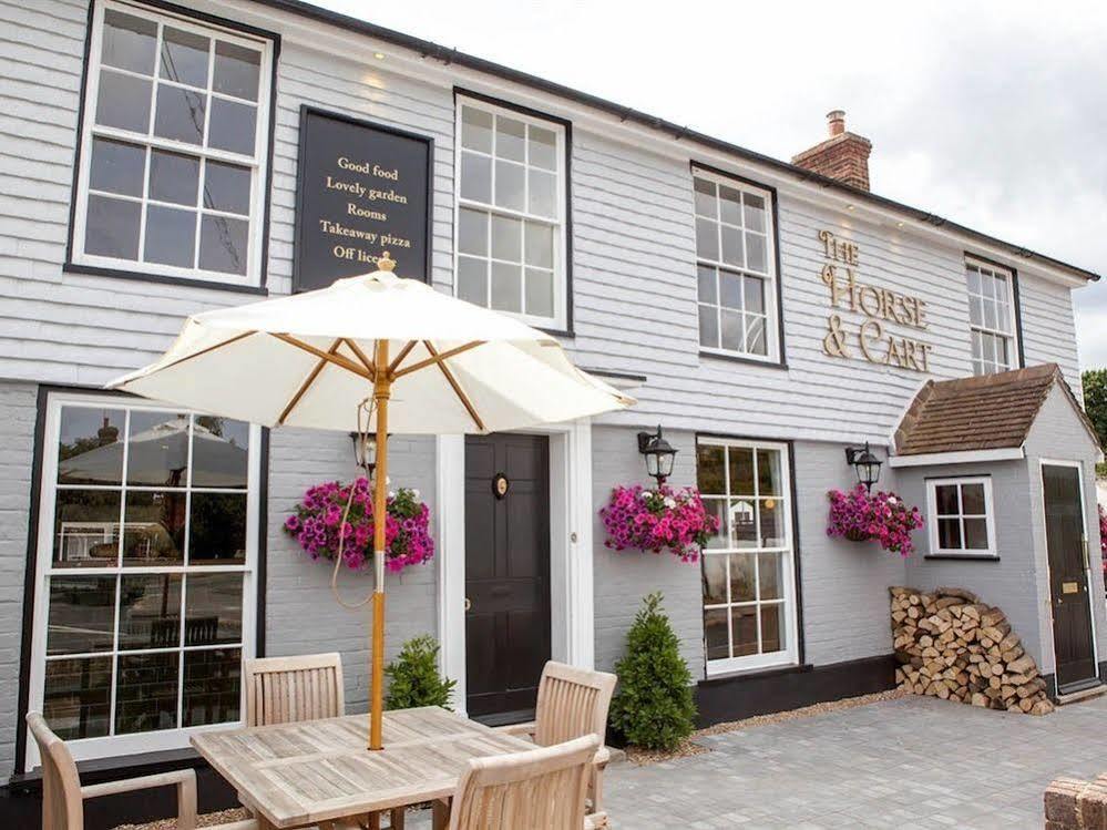 The Horse & Cart Otel Peasmarsh Dış mekan fotoğraf